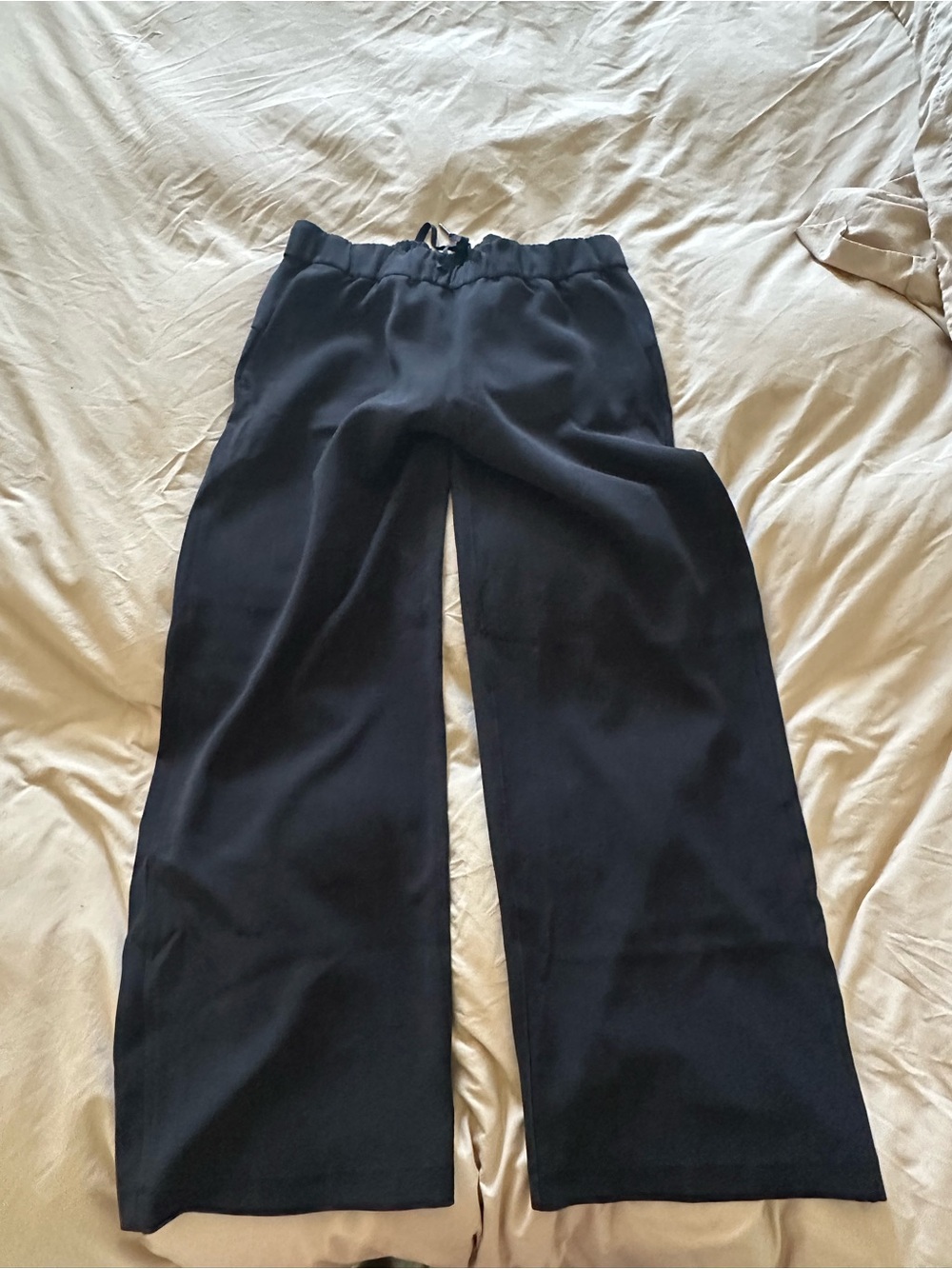 lululemon athletica Black Wide-Leg Drawstring Pants